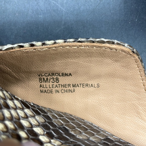 Snakeskin - Lizard Booties Sz 8/38 - Picture 5 of 8